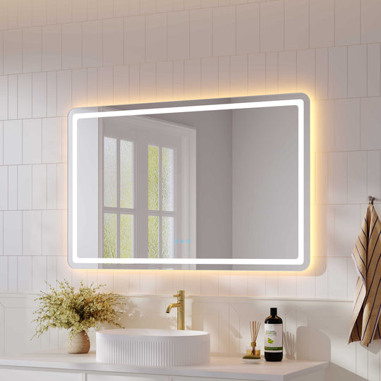 Miroir rond à LED