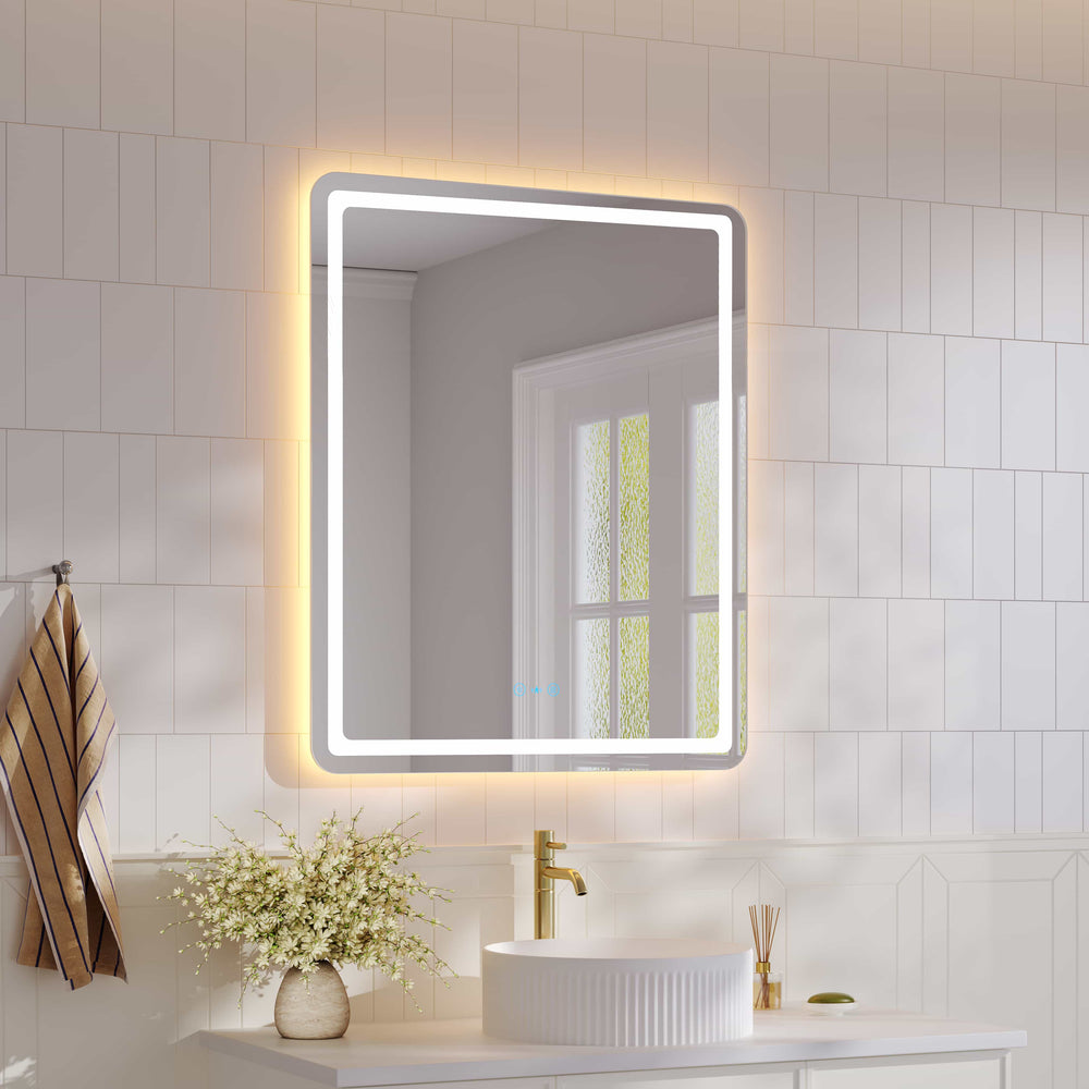 Miroir rond à LED