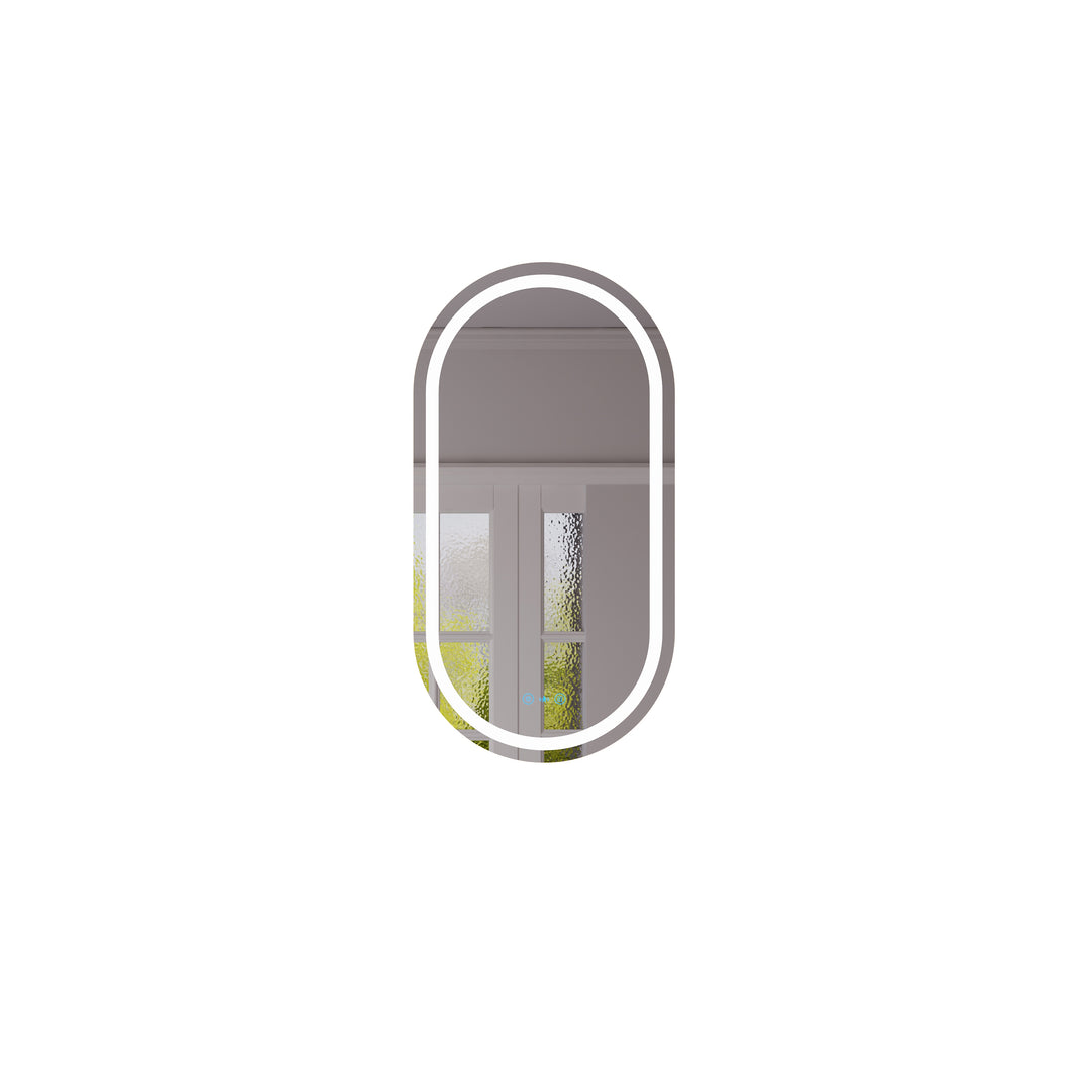 Freya 500×900mm LED Oval Mirror
