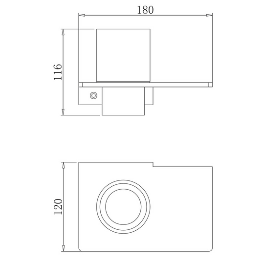 FLAT Series Tumbler Holder – Matt Black