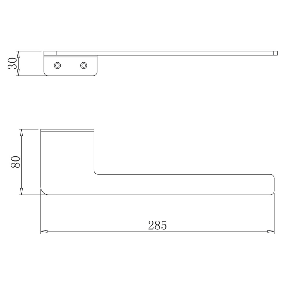 Anneau porte-serviette série FLAT