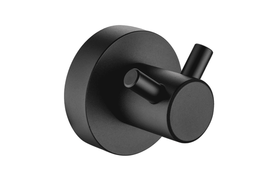 Globe Series Double Robe Hook - Matt Black