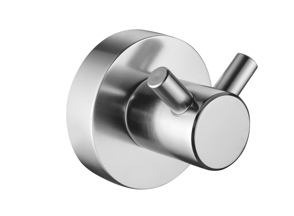 Globe Series Double Robe Hook - Matt Chrome