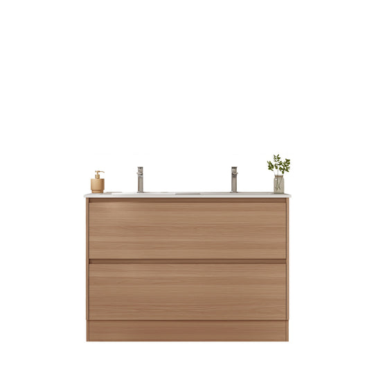 HERA 1200mm Freestanding Vanity - Elegant Oak
