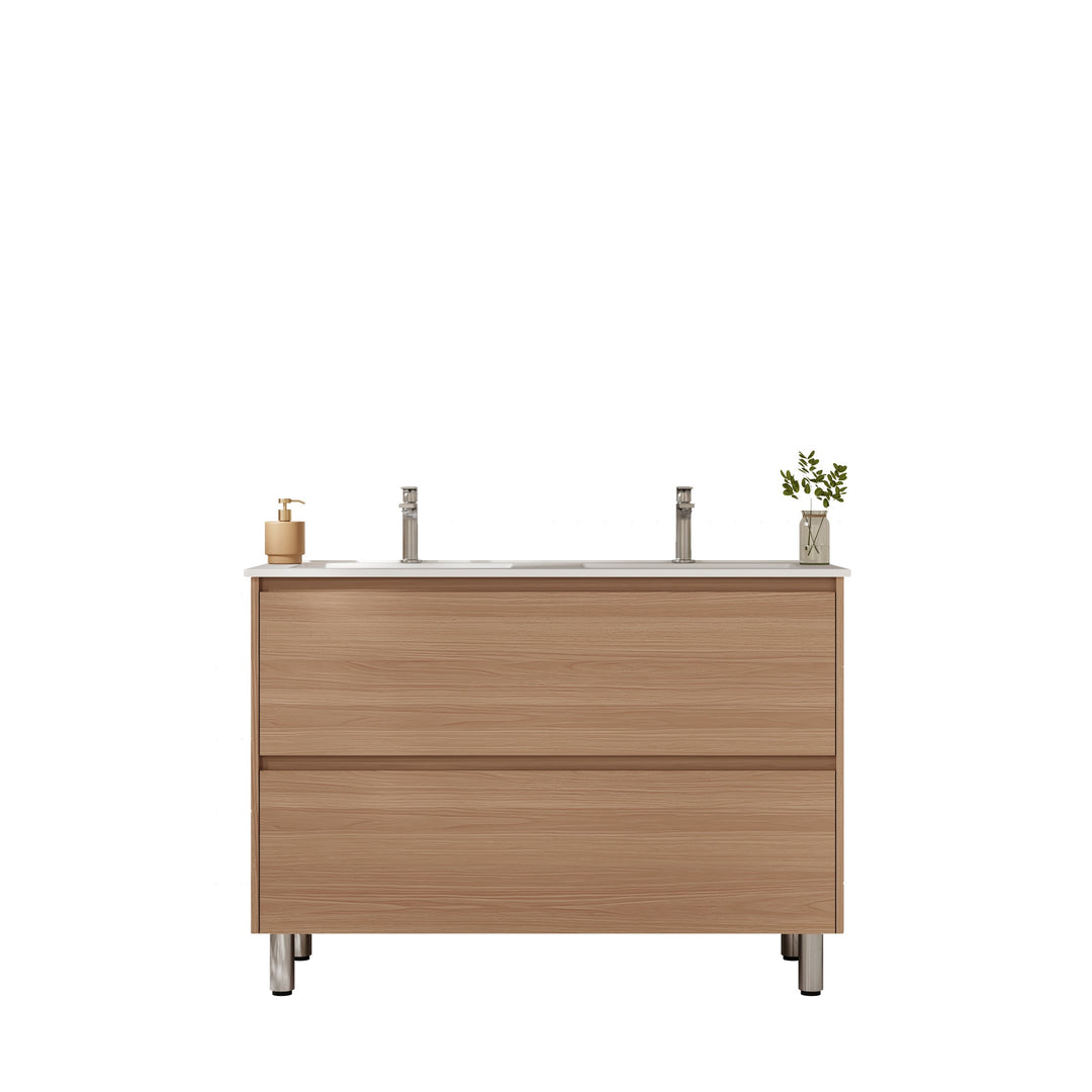 HERA 1200mm Freestanding Vanity - Elegant Oak