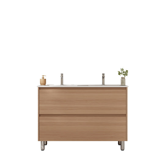 HERA 1200mm Freestanding Vanity - Elegant Oak