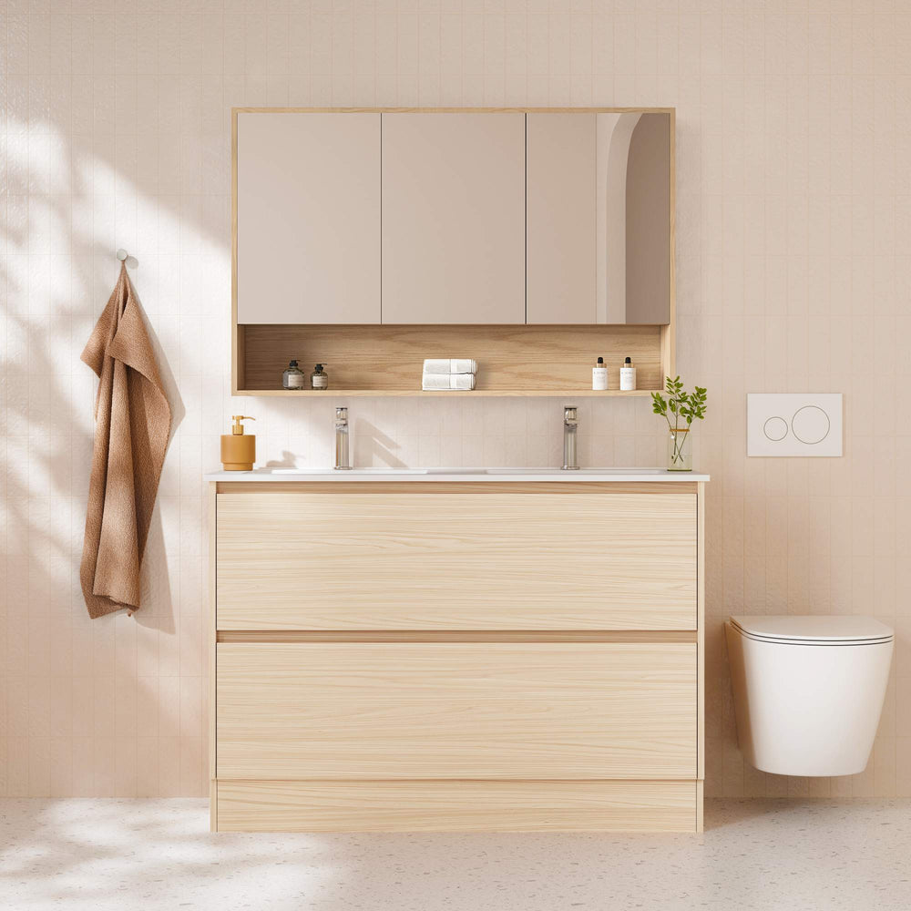 HERA 1200mm Freestanding Vanity - Tas Oak