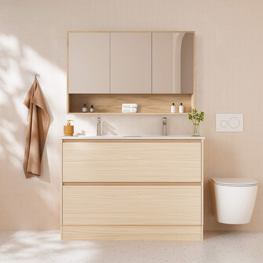 HERA 1200mm Freestanding Vanity - Tas Oak