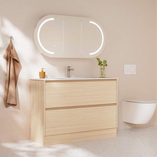 HERA 1200mm Freestanding Vanity - Tas Oak