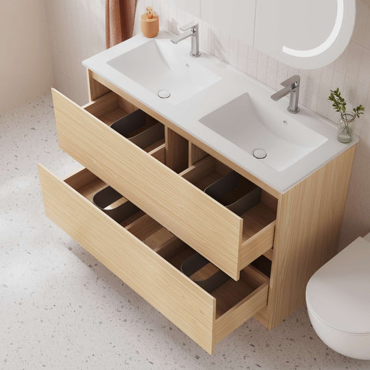 HERA 1200mm Freestanding Vanity - Tas Oak