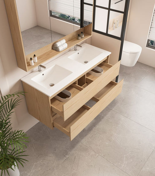 HERA 1200mm Wall-Hung Vanity - Tas Oak