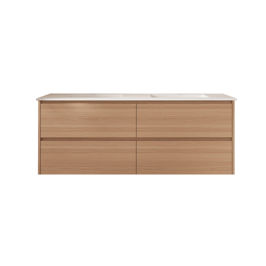 HERA 1500mm Wall-Hung Vanity - Elegant  Oak