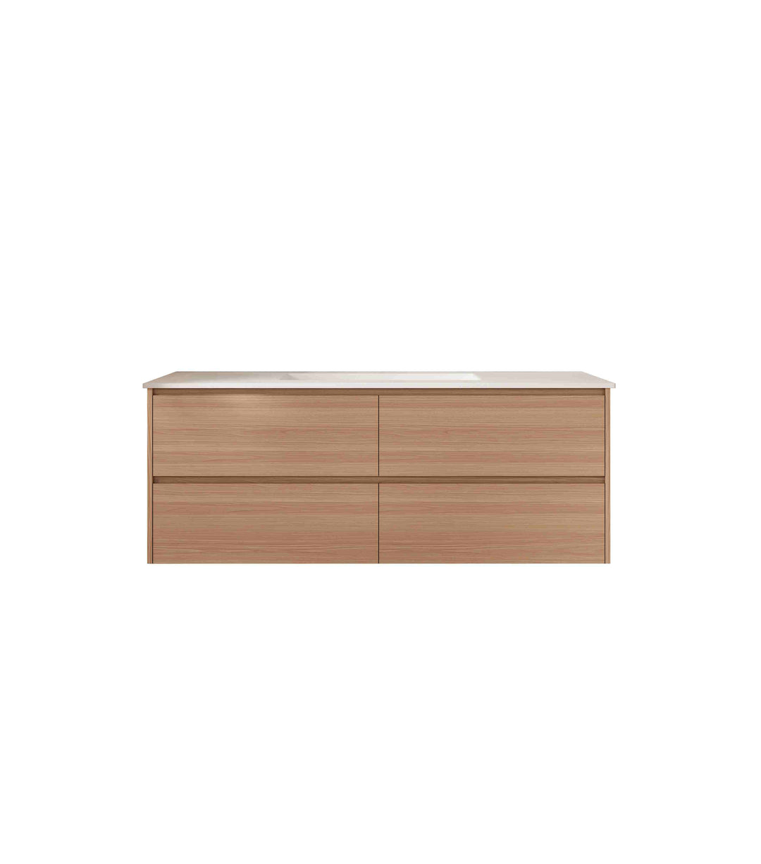 HERA 1500mm Wall-Hung Vanity - Elegant  Oak