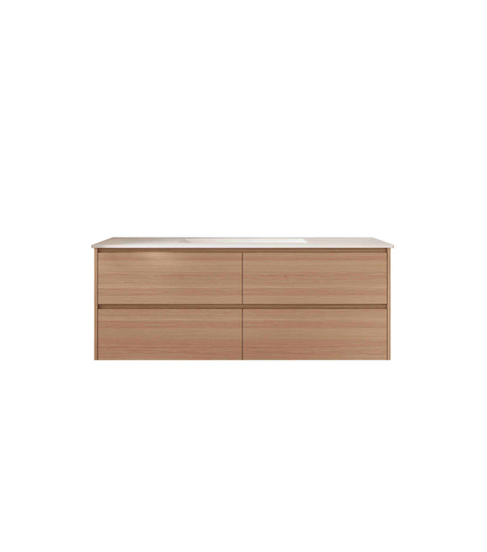 HERA 1500mm Wall-Hung Vanity - Elegant  Oak