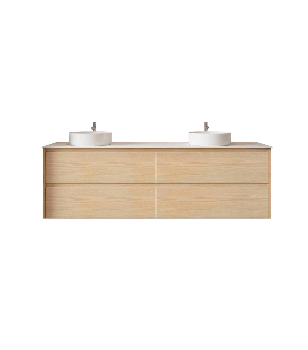 HERA 1800mm Wall-Hung Vanity - Tas Oak