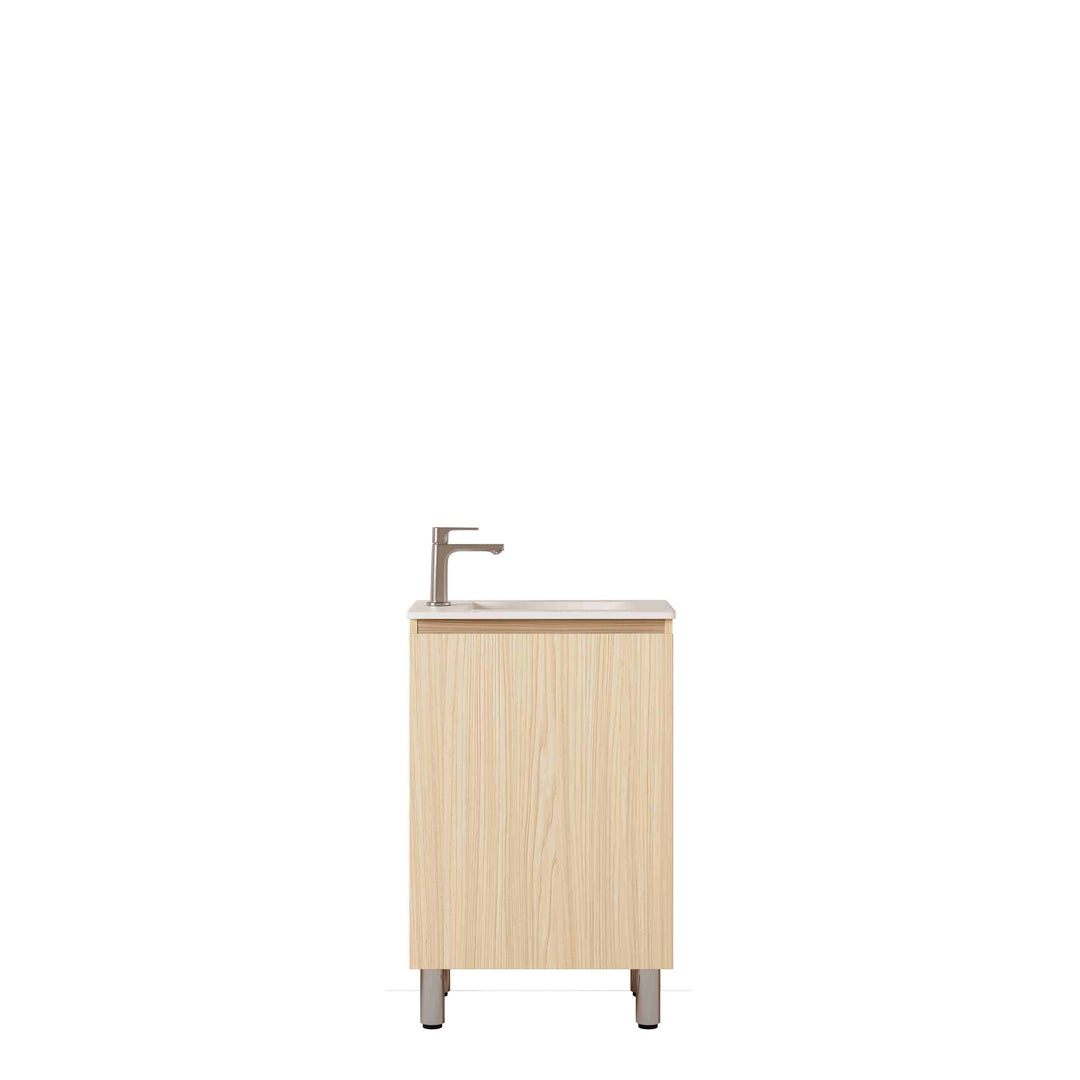 HERA 550mm Slim Freestanding Vanity with Basin- Tas Oak