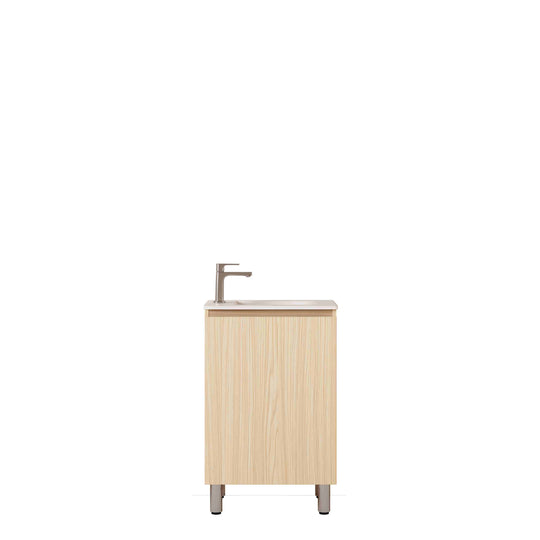 HERA 550mm Slim Freestanding Vanity with Basin- Tas Oak