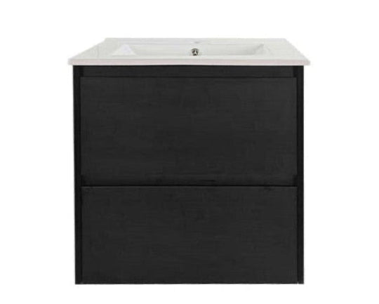 HERA 600mm Wall-Hung Vanity - Black Oak