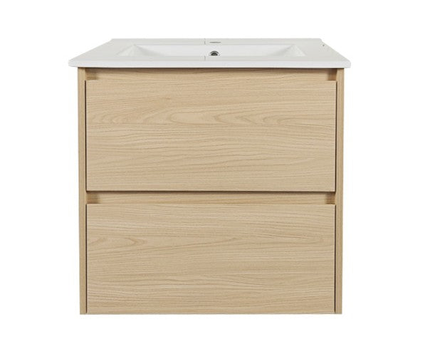 HERA 600mm Wall-Hung Vanity - Tas Oak