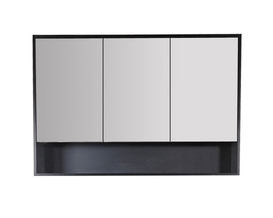 HERA 1200mm Shaving Cabinet - Black Oak