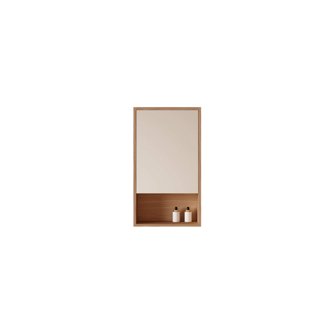HERA 400mm Shaving Cabinet - Elegant Oak