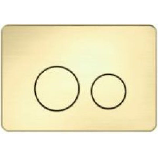 Mercio R&T Round Flush Plate -Brushed Gold