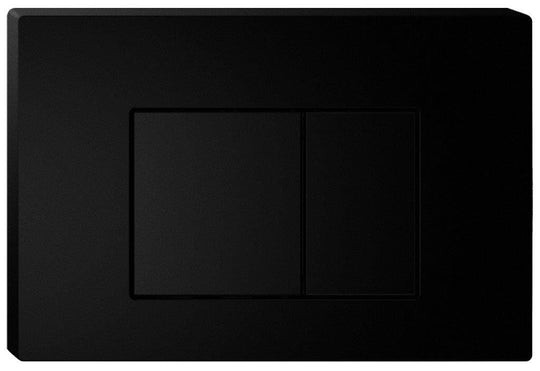 Mercio R&T Square Flush Plate - Black