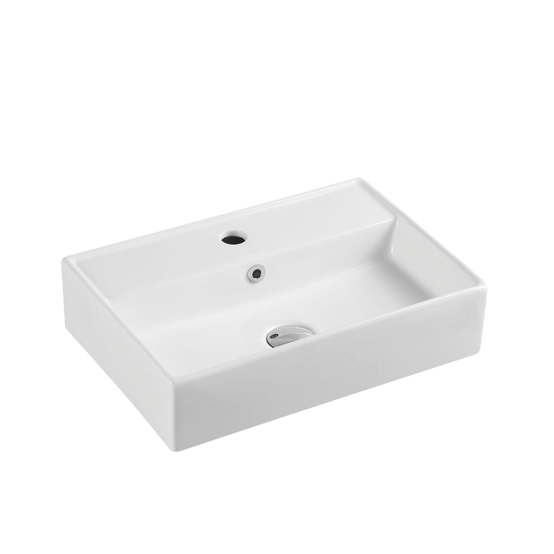 Kube 51M Wall-Hung Slim Rectangular Basin