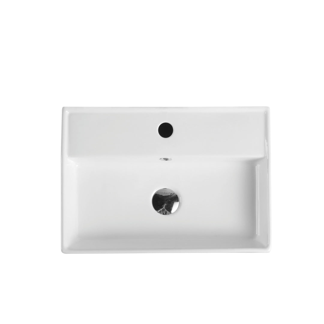 Kube 51M Wall-Hung Slim Rectangular Basin