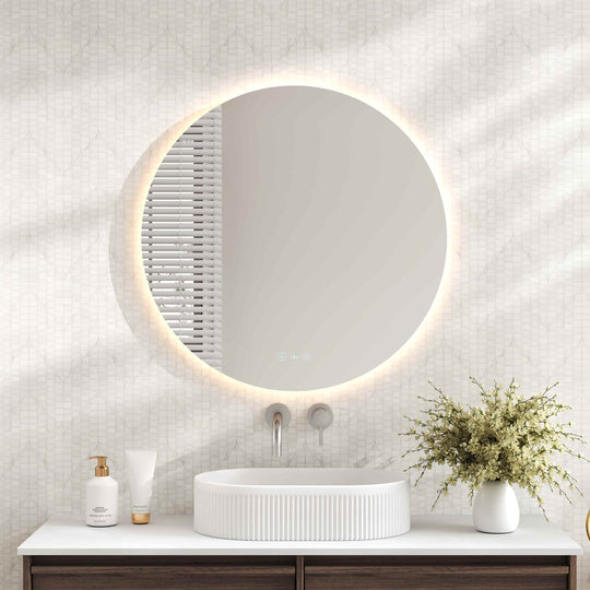 Miroir rond à LED