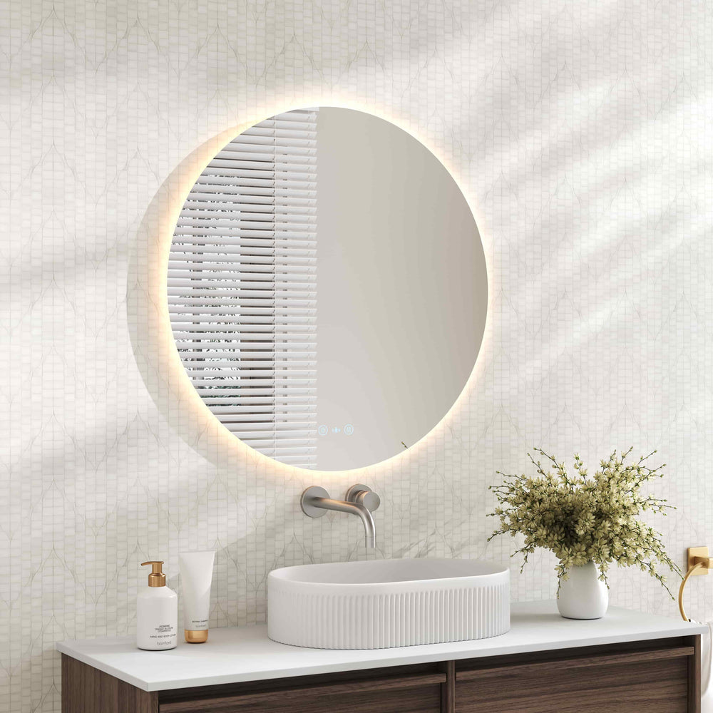 Miroir rond à LED