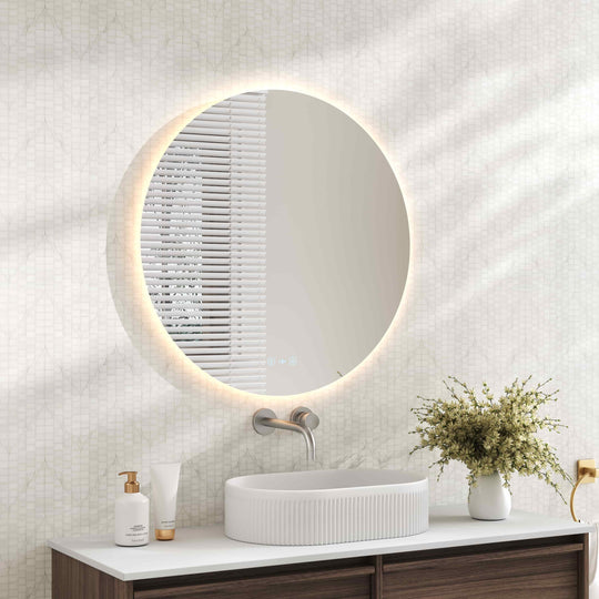 Miroir rond à LED