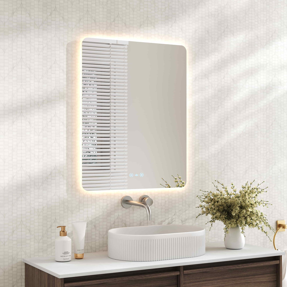 Miroir carré à LED
