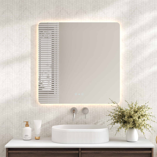 Miroir carré à LED