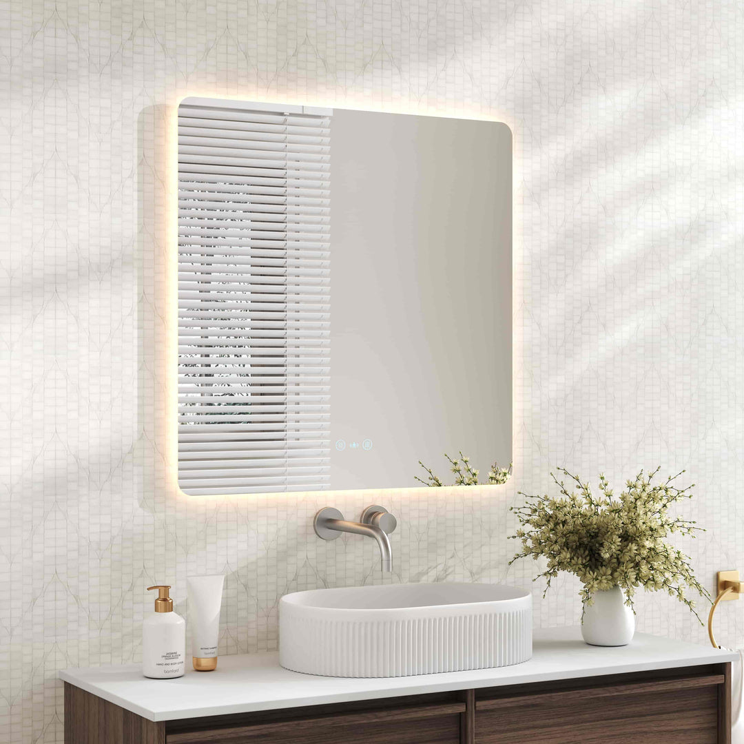 Miroir carré à LED