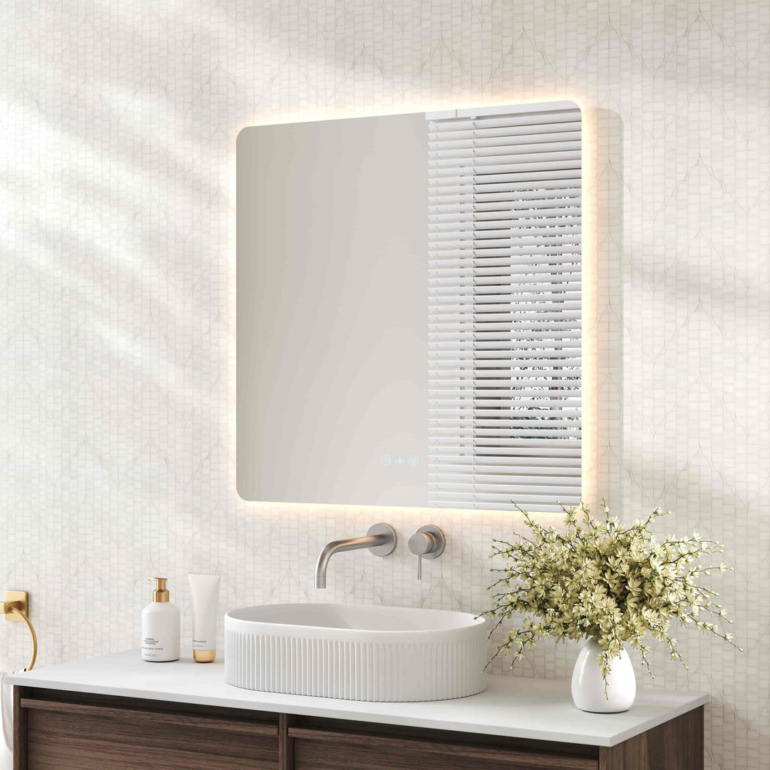 Miroir carré à LED
