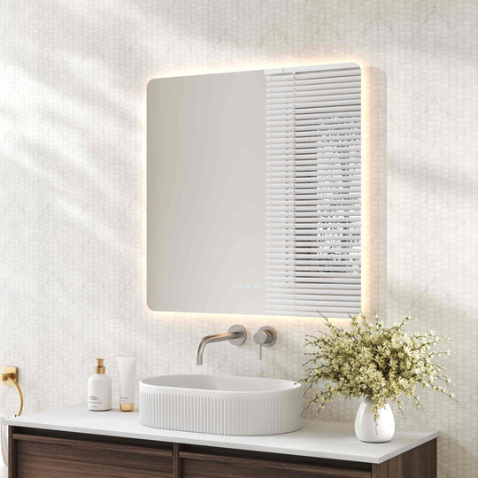 Miroir carré à LED