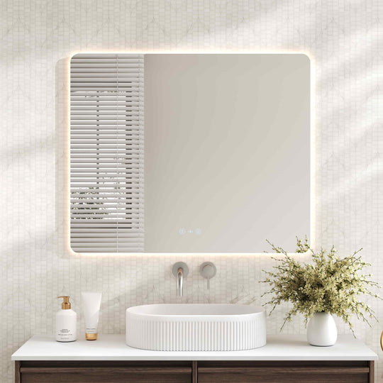 Miroir carré à LED