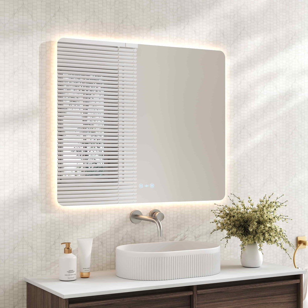 Miroir carré à LED