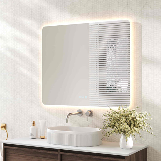 Miroir carré à LED