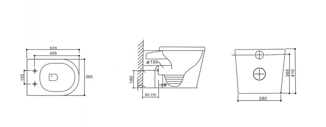 London99 Wall-Faced Floor Pan