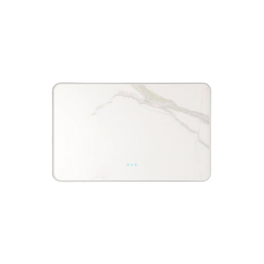Maia 600×750 / 750×900 / 1200×750mm LED Rectangular Mirror – Brushed Nickel Frame