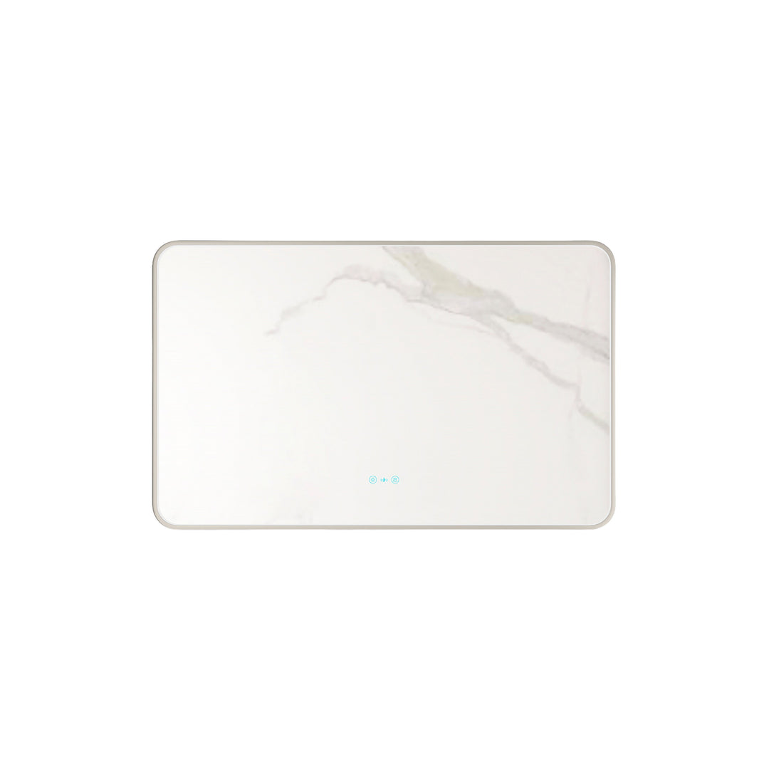 Maia 600×750 / 750×900 / 1200×750mm LED Rectangular Mirror – Gun Metal Frame