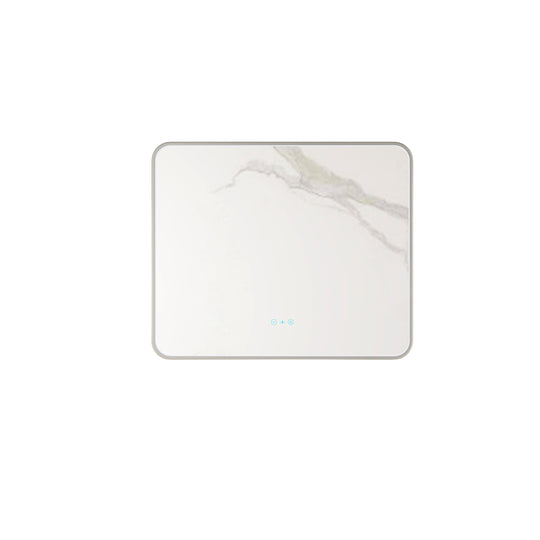 Maia 600×750 / 750×900 / 1200×750mm LED Rectangular Mirror – Gun Metal Frame