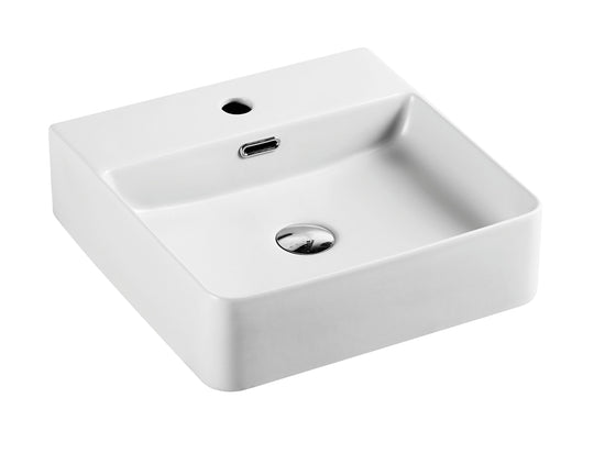 Marsay 77 Wall-Hung Square Art Basins - Matt White