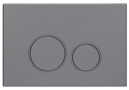 Mercio Sigma Round Button Flush Plate – Gun Metal