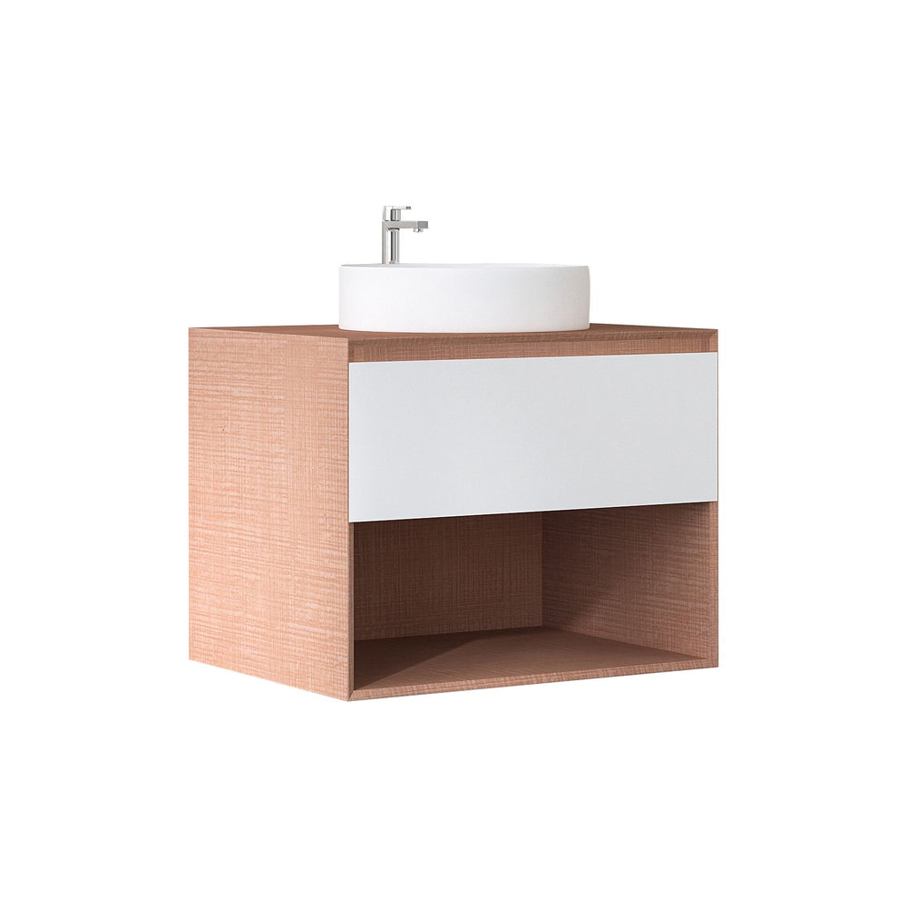 MI 600mm Vanity Cabinet for Counter-top Basin - Costa Oak