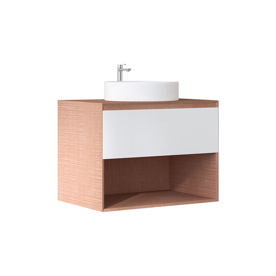 MI 750mm Vanity Cabinet for Counter-top Basin – Costa Oak