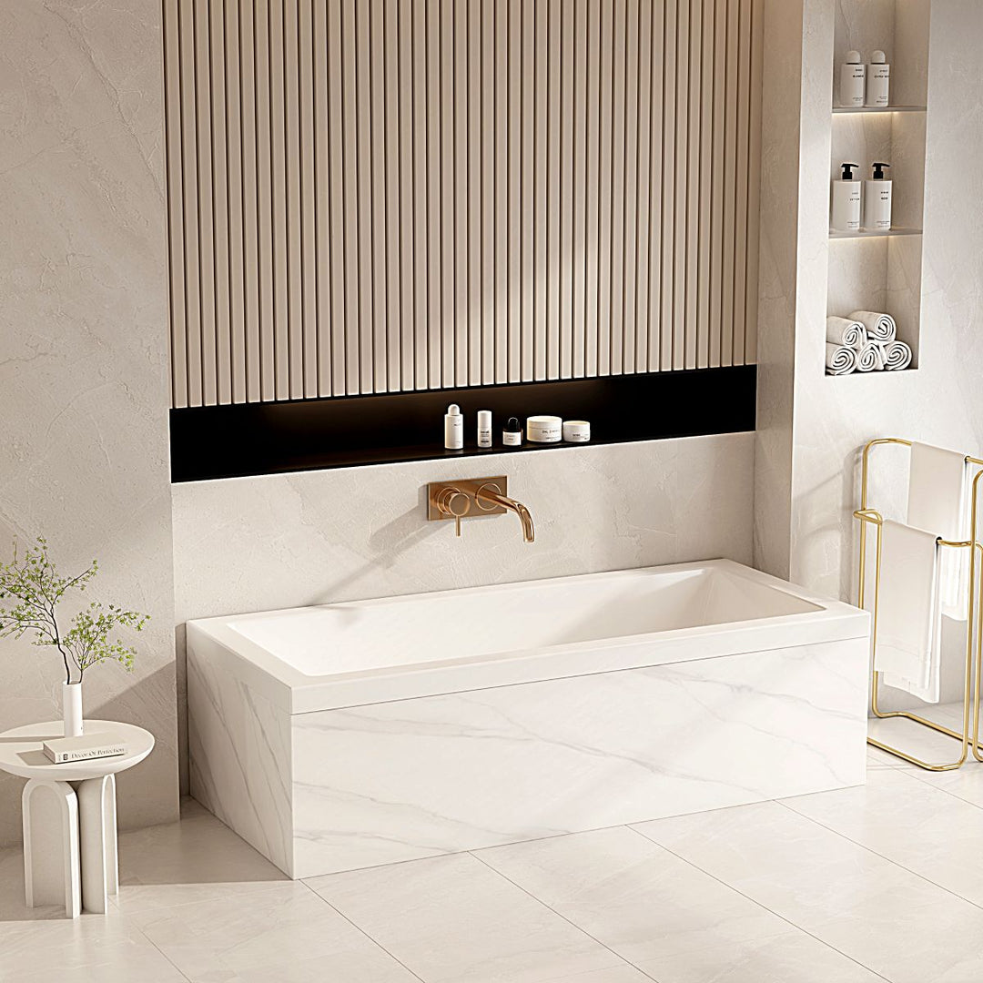 Mira Insert & Island Bathtub - Gloss White