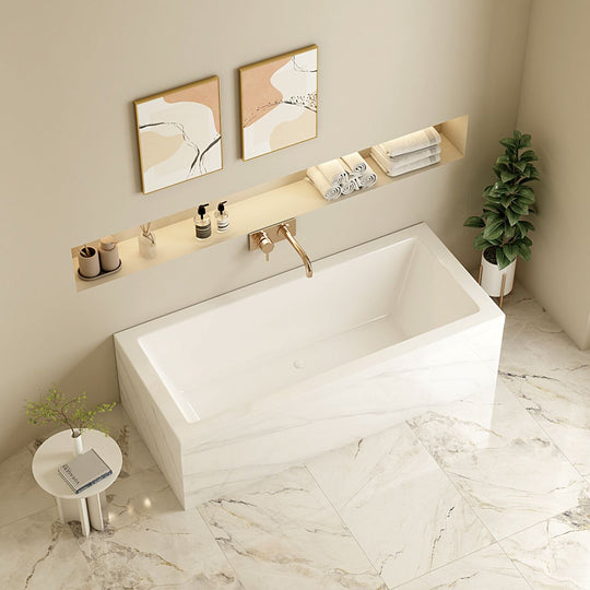 Mira Insert & Island Bathtub - Gloss White